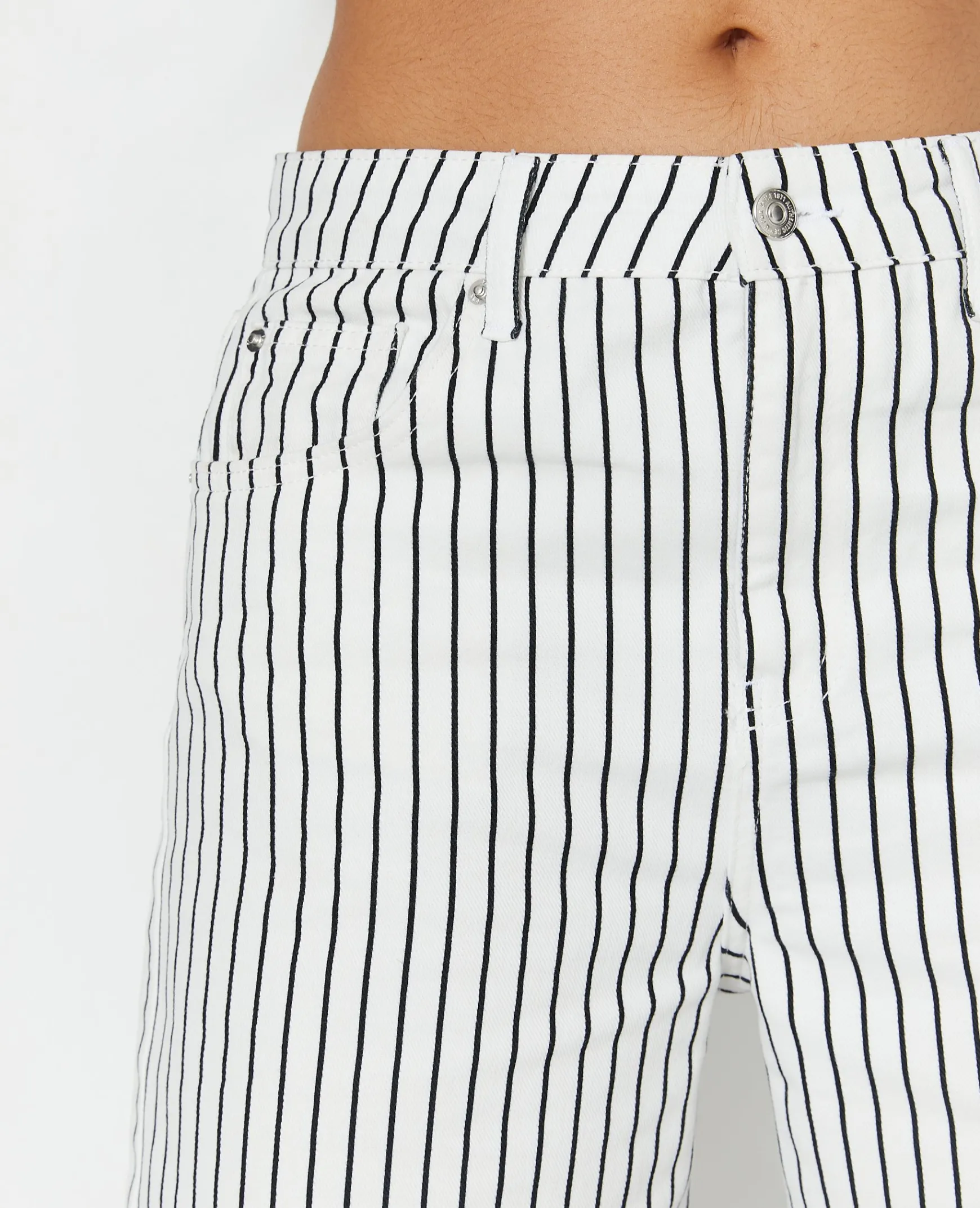 Pimkie Toute La Collection|Short^Bermuda Large En Jean Rayé -