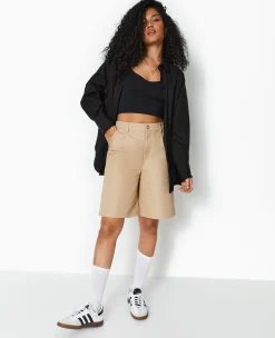 Pimkie Toute La Collection|Short^Bermuda Large En Toile -