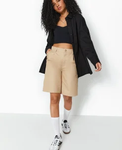 Pimkie Toute La Collection|Short^Bermuda Large En Toile -