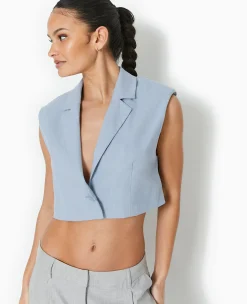 Pimkie Veste Et Blazer^Blazer Sans Manches Cropped -