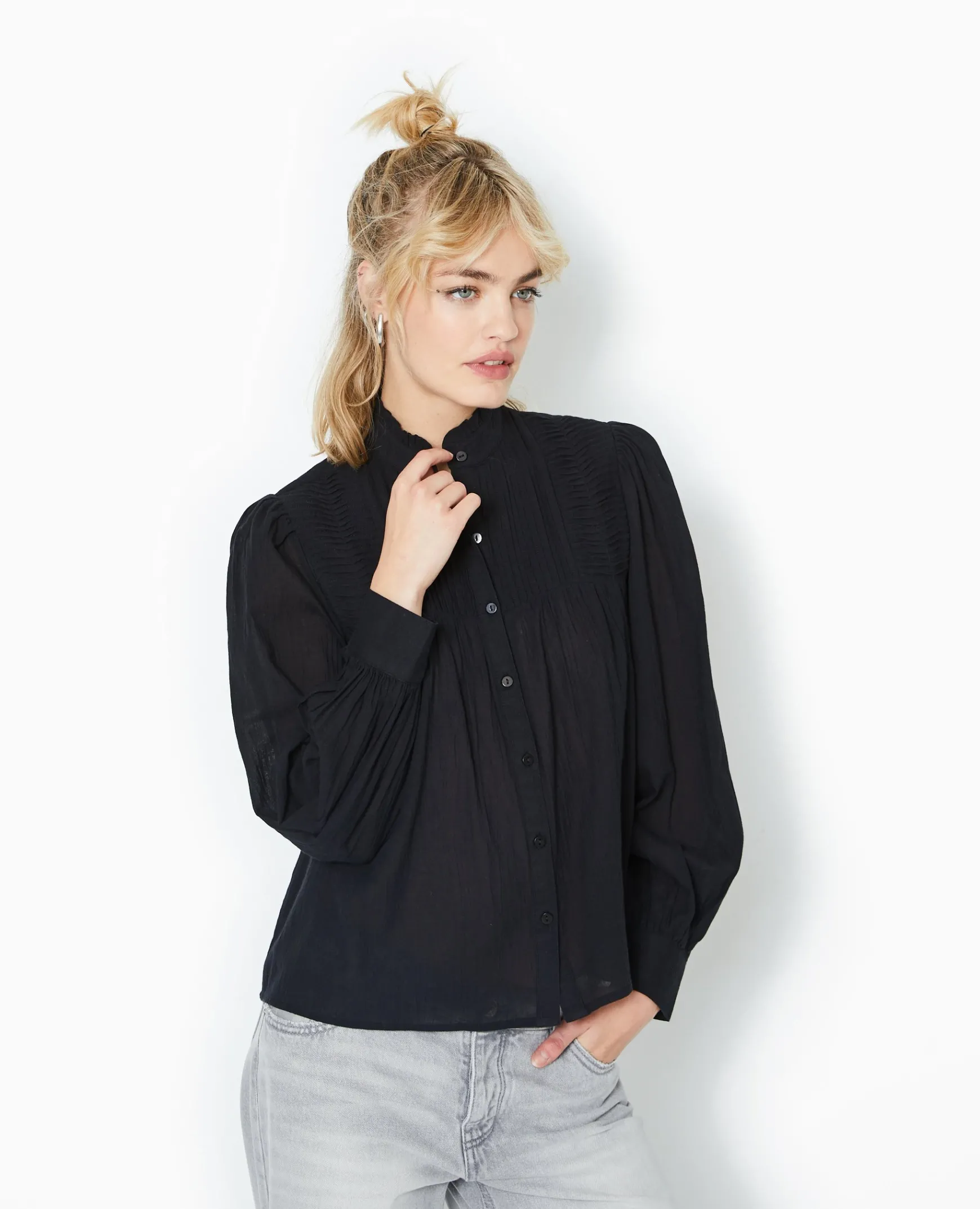 Pimkie Chemise Et Blouse^Blouse Boutonnée Avec Plis -