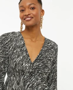 Pimkie Chemise Et Blouse^Blouse Cache-cœur En Tissu Fluide -