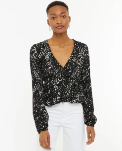 Pimkie Chemise Et Blouse^Blouse Cache-cœur En Tissu Fluide -
