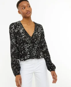 Pimkie Chemise Et Blouse^Blouse Cache-cœur En Tissu Fluide -