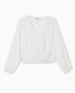 Pimkie Chemise Et Blouse^Blouse Cache-cœur En Tissu Satiné -