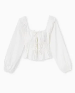 Pimkie Chemise Et Blouse^Blouse Encolure Bardot Avec Liens à Nouer -