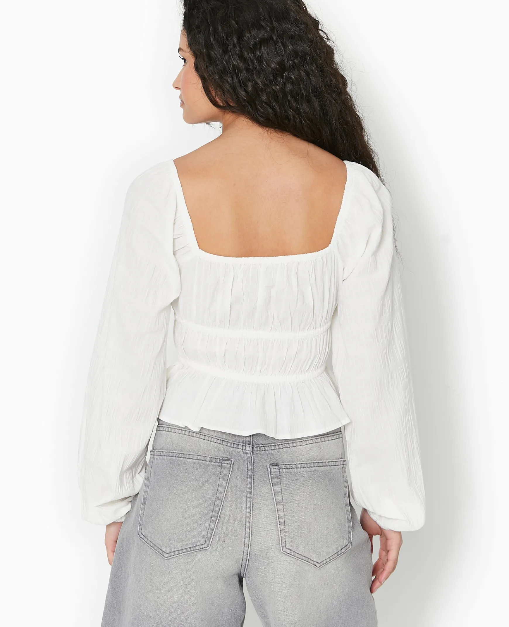 Pimkie Chemise Et Blouse^Blouse Encolure Bardot Avec Liens à Nouer -
