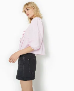 Pimkie Chemise Et Blouse^Blouse Manches Ballons Et Nouettes -