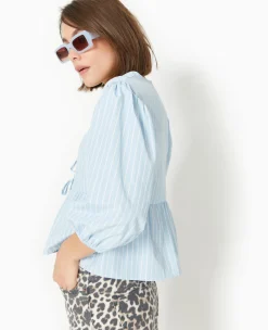 Pimkie Chemise Et Blouse^Blouse Manches Ballons Et Nouettes -