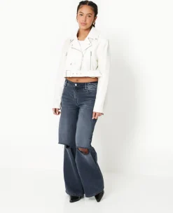 Pimkie Veste Et Blazer^Blouson Biker Court Avec Ceinture -