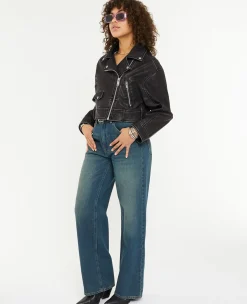Pimkie Veste Et Blazer^Blouson Biker Court Effet Usé -