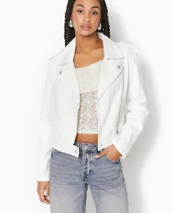 Pimkie Pimkie Positive|Veste Et Blazer^Blouson Biker En Jean -