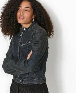 Pimkie Veste Et Blazer^Blouson Biker En Jean -