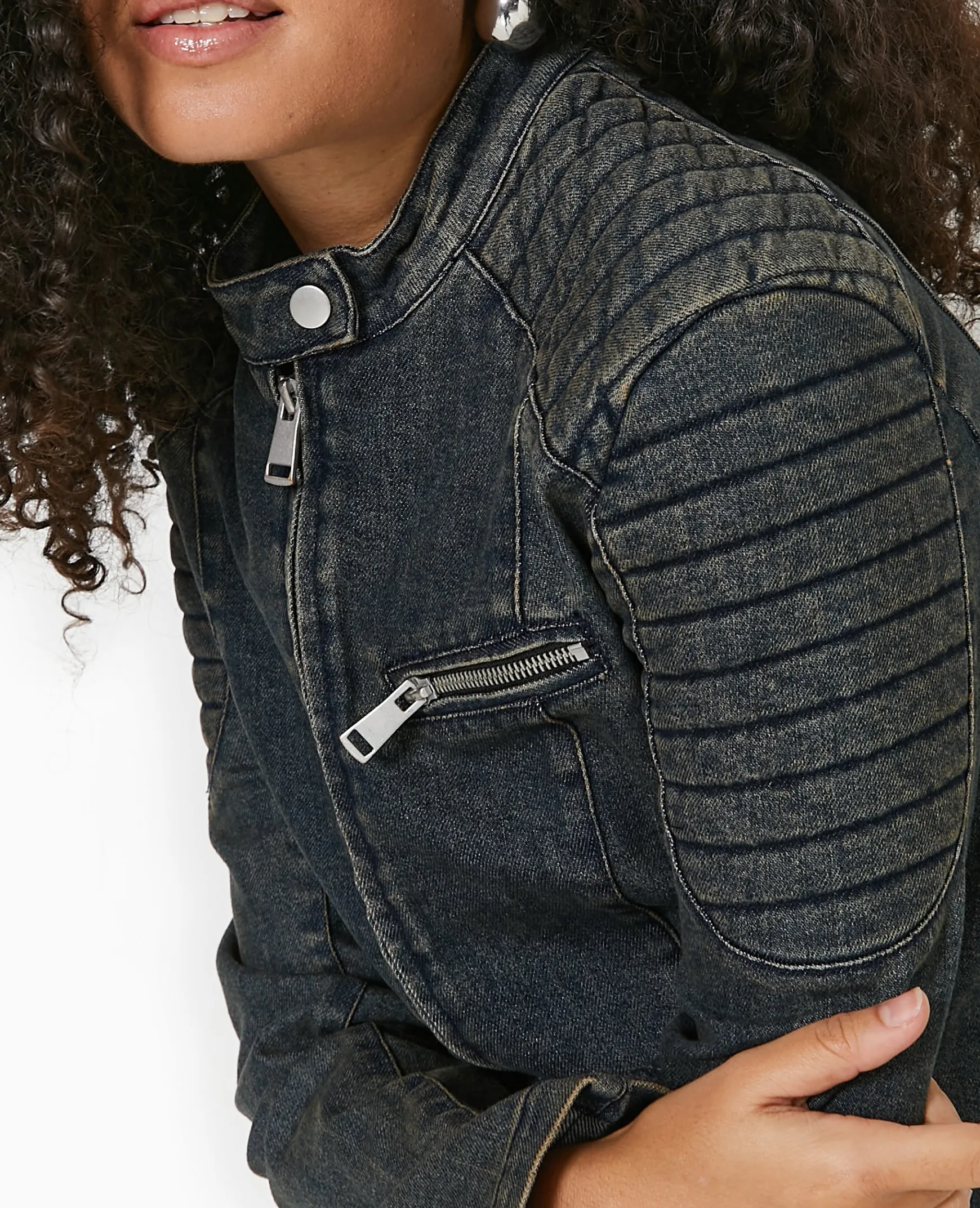 Pimkie Veste Et Blazer^Blouson Biker En Jean -