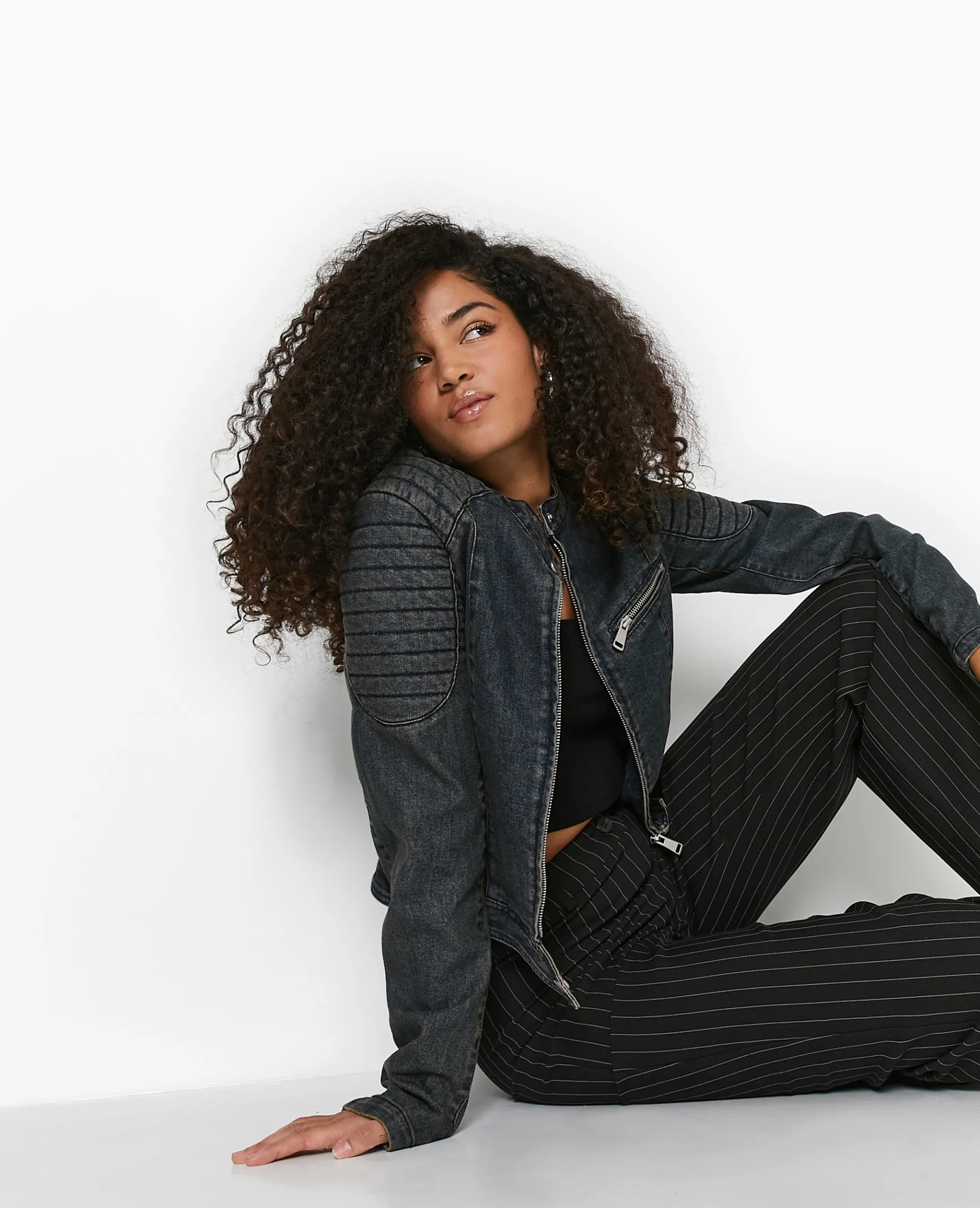 Pimkie Veste Et Blazer^Blouson Biker En Jean -