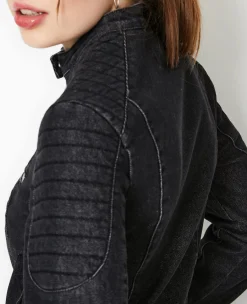 Pimkie Veste Et Blazer^Blouson Biker En Jean -