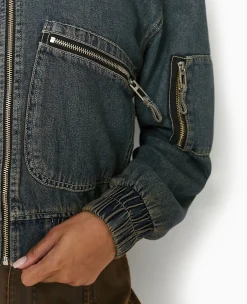 Pimkie Pimkie Positive|Manteau Et Blouson^Blouson Bomber En Jean -