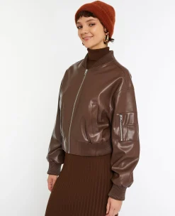 Pimkie Manteau Et Blouson|Veste Et Blazer^Blouson Bomber En Simili Cuir -