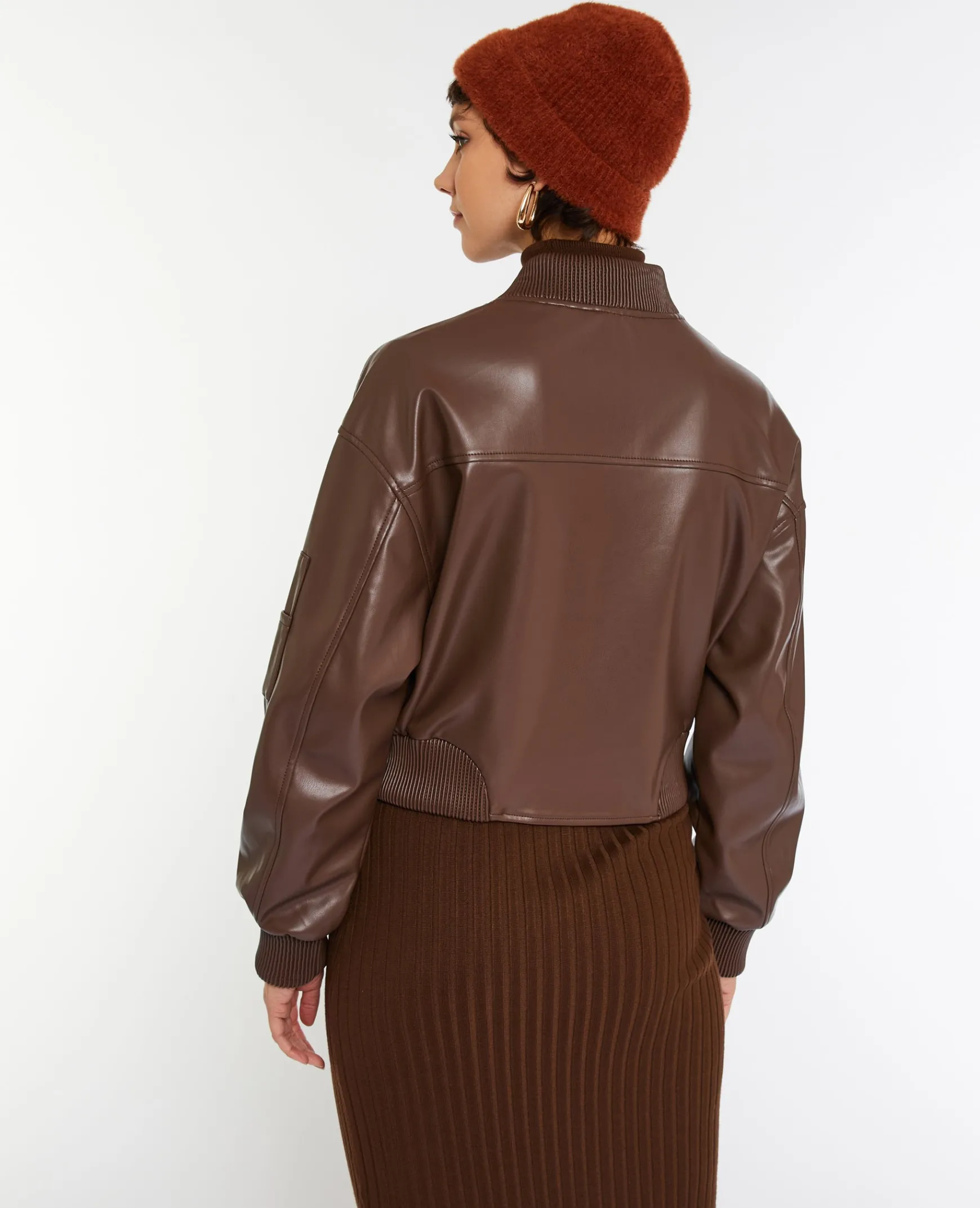Pimkie Manteau Et Blouson|Veste Et Blazer^Blouson Bomber En Simili Cuir -
