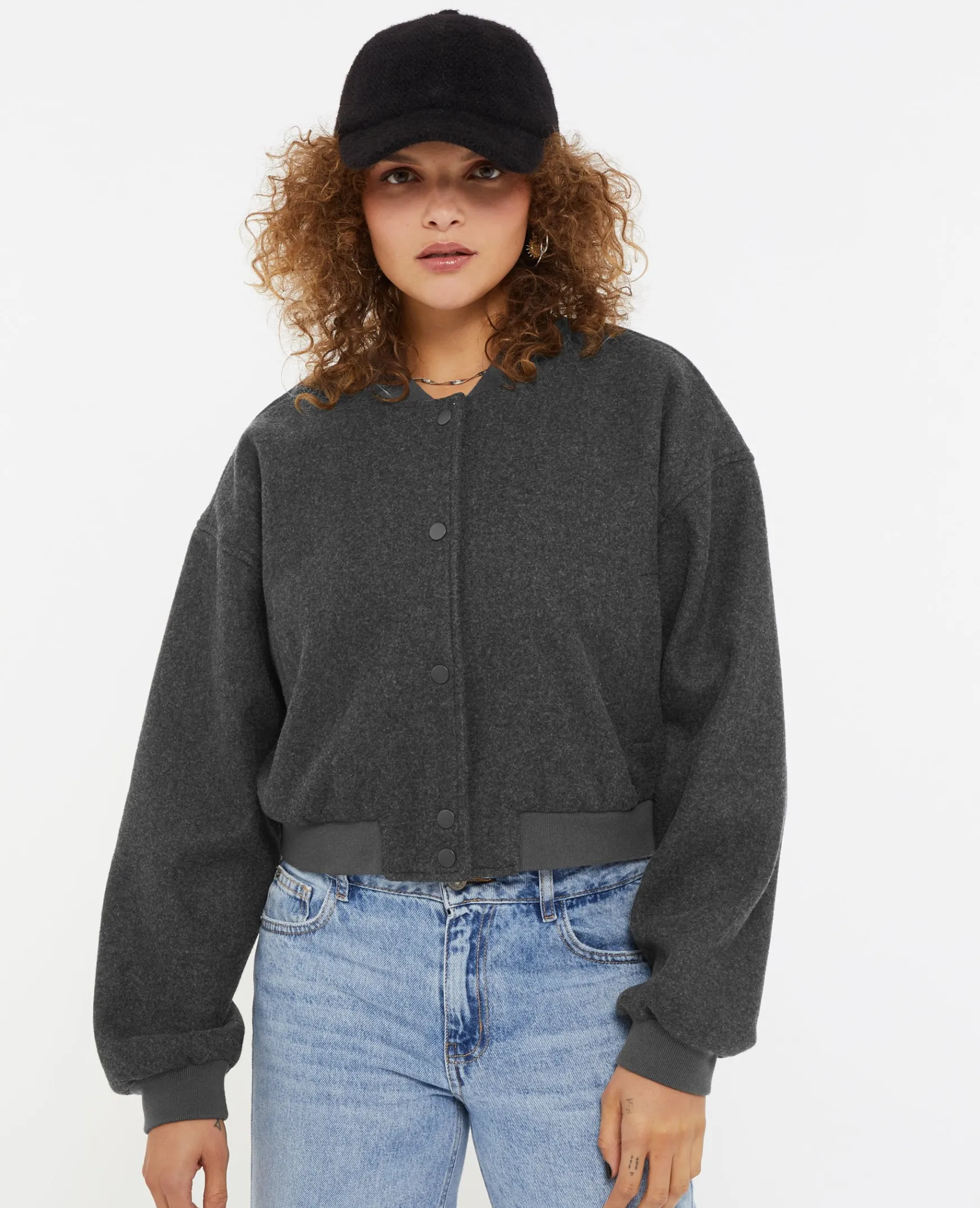 Pimkie Manteau Et Blouson^Blouson Bomber Façon Drap De Laine -