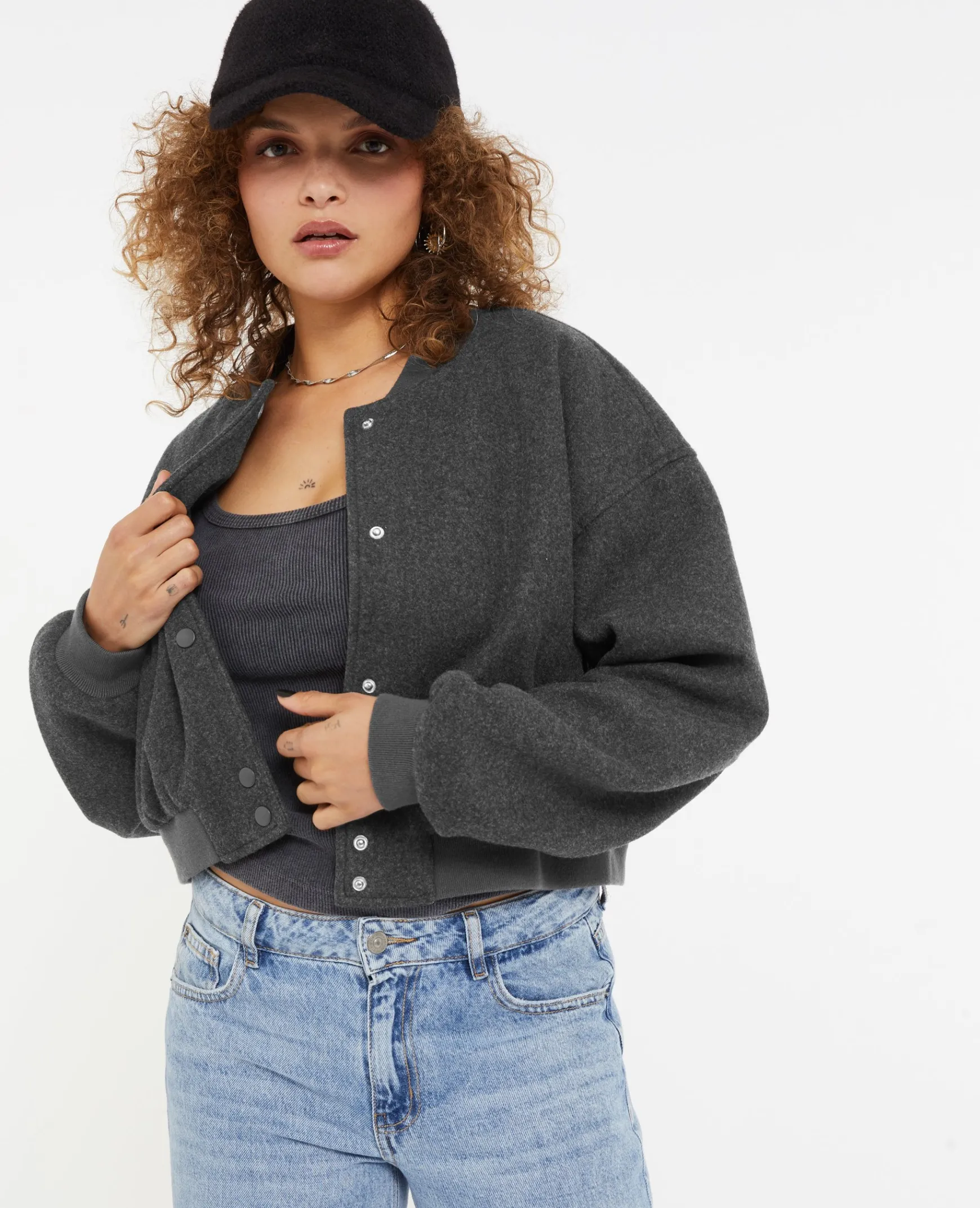 Pimkie Manteau Et Blouson^Blouson Bomber Façon Drap De Laine -