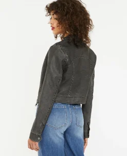 Pimkie Manteau Et Blouson|Veste Et Blazer^Blouson Motard Ajusté En Simili -