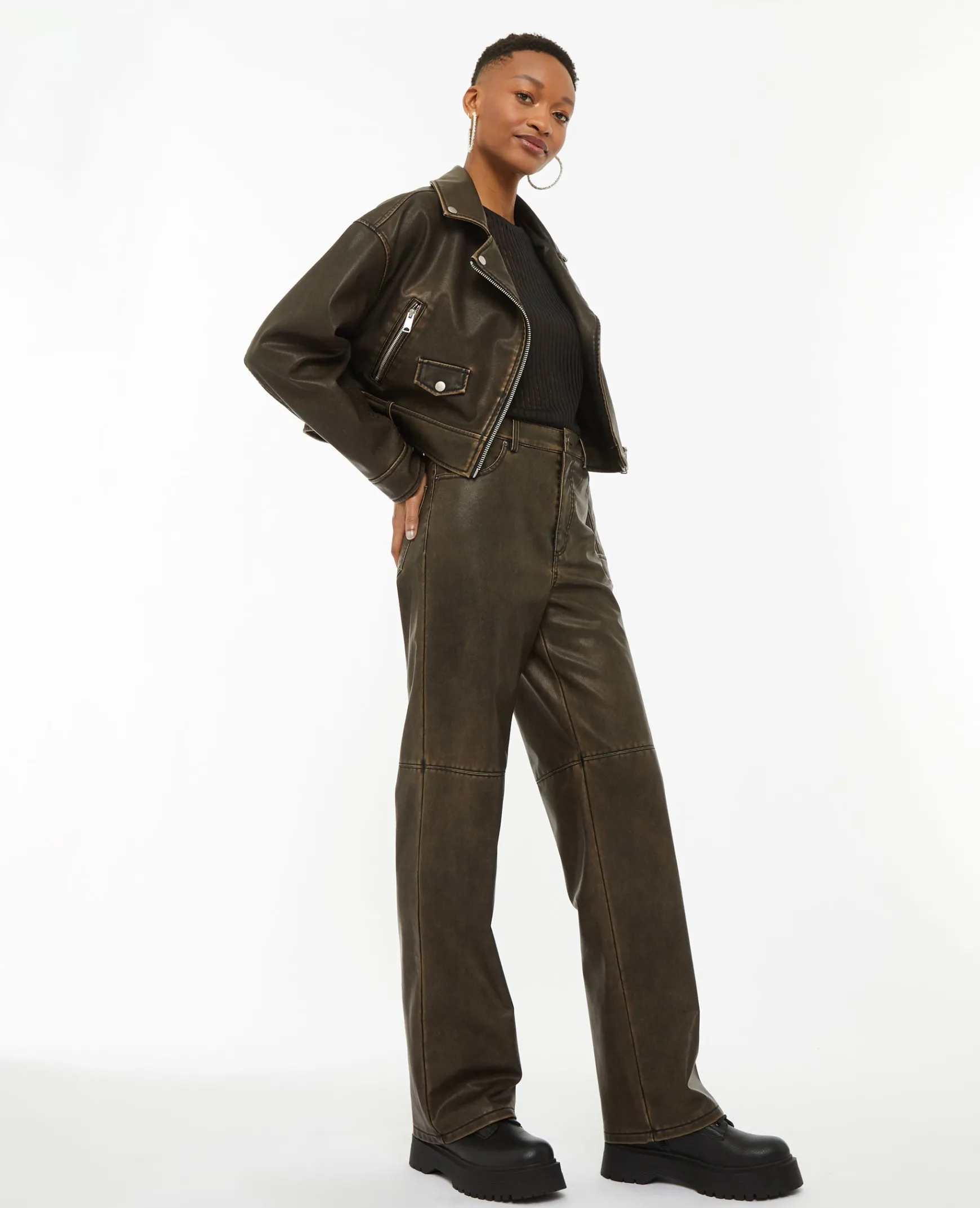 Pimkie Veste Et Blazer^Blouson Motard Court En Simili -