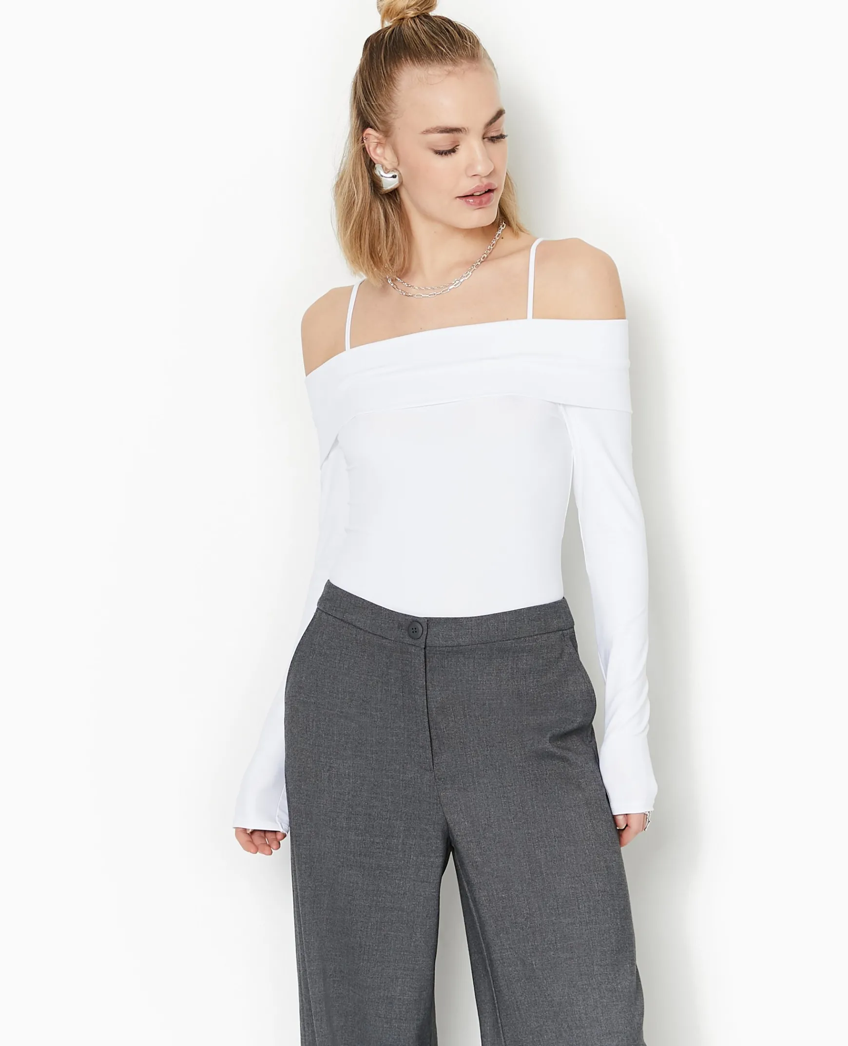 Pimkie Body^Body Manches Longues Encolure Bardot -
