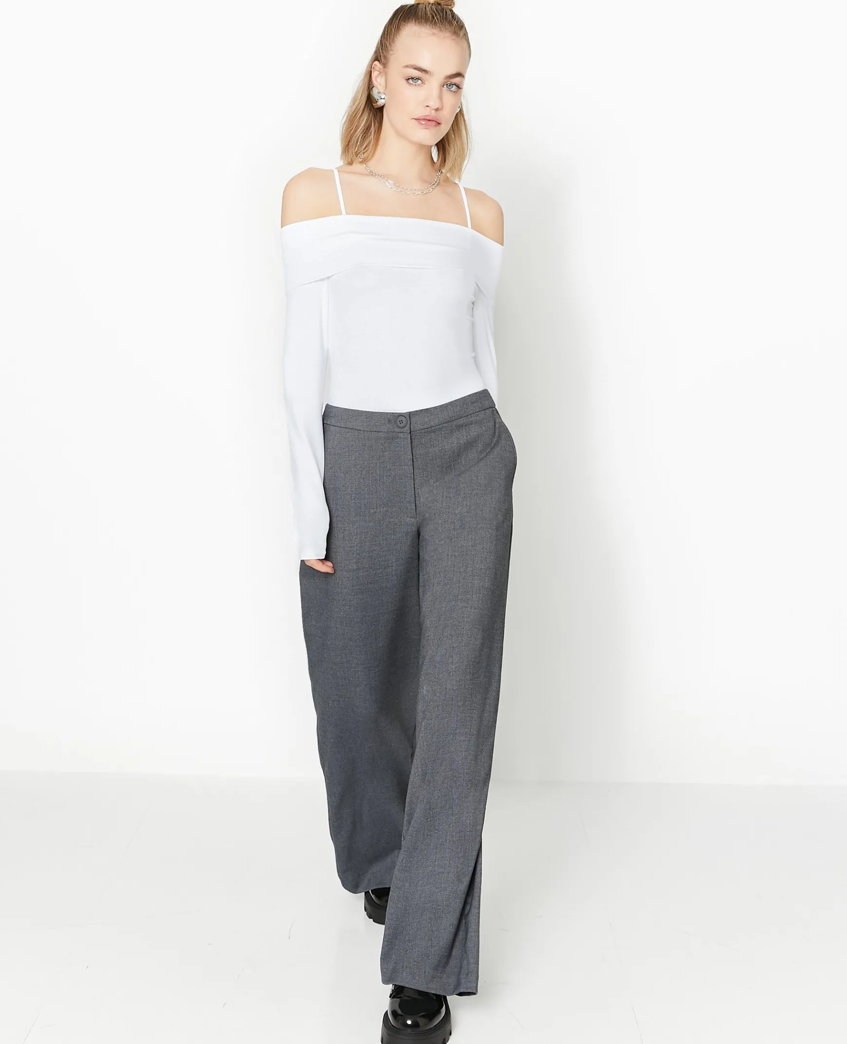 Pimkie Body^Body Manches Longues Encolure Bardot -