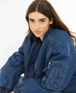 Pimkie Manteau Et Blouson^Bomber En Jean -