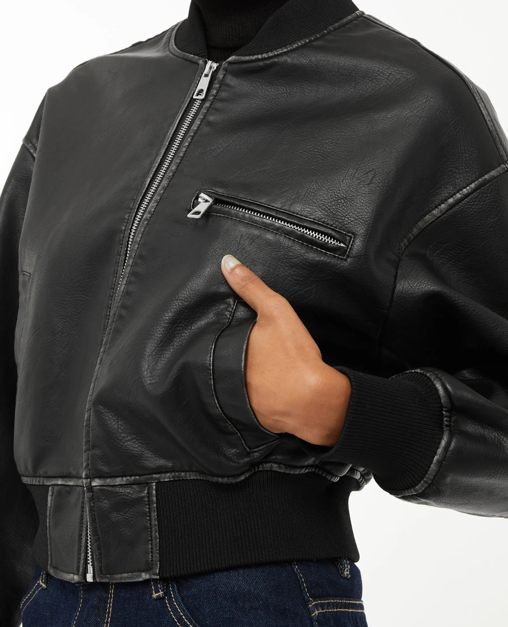 Pimkie Manteau Et Blouson|Veste Et Blazer^Bomber En Simili -