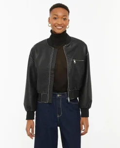 Pimkie Manteau Et Blouson|Veste Et Blazer^Bomber En Simili -