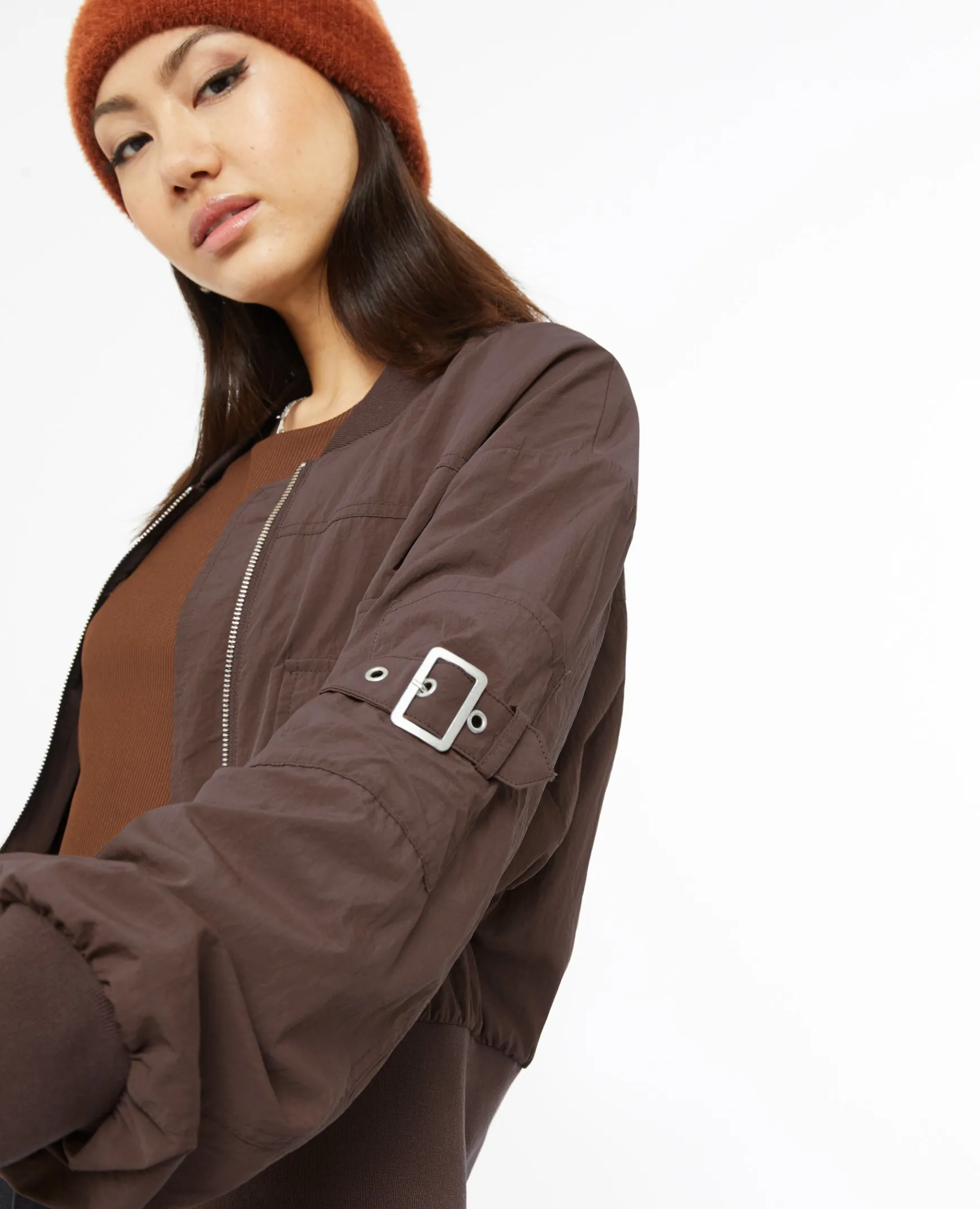 Pimkie Manteau Et Blouson^Bomber En Toile Parachute -