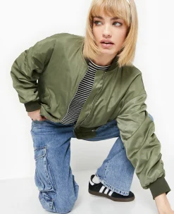 Pimkie Manteau Et Blouson^Bombers Oversize Avec Fronces Dos Et Manches -