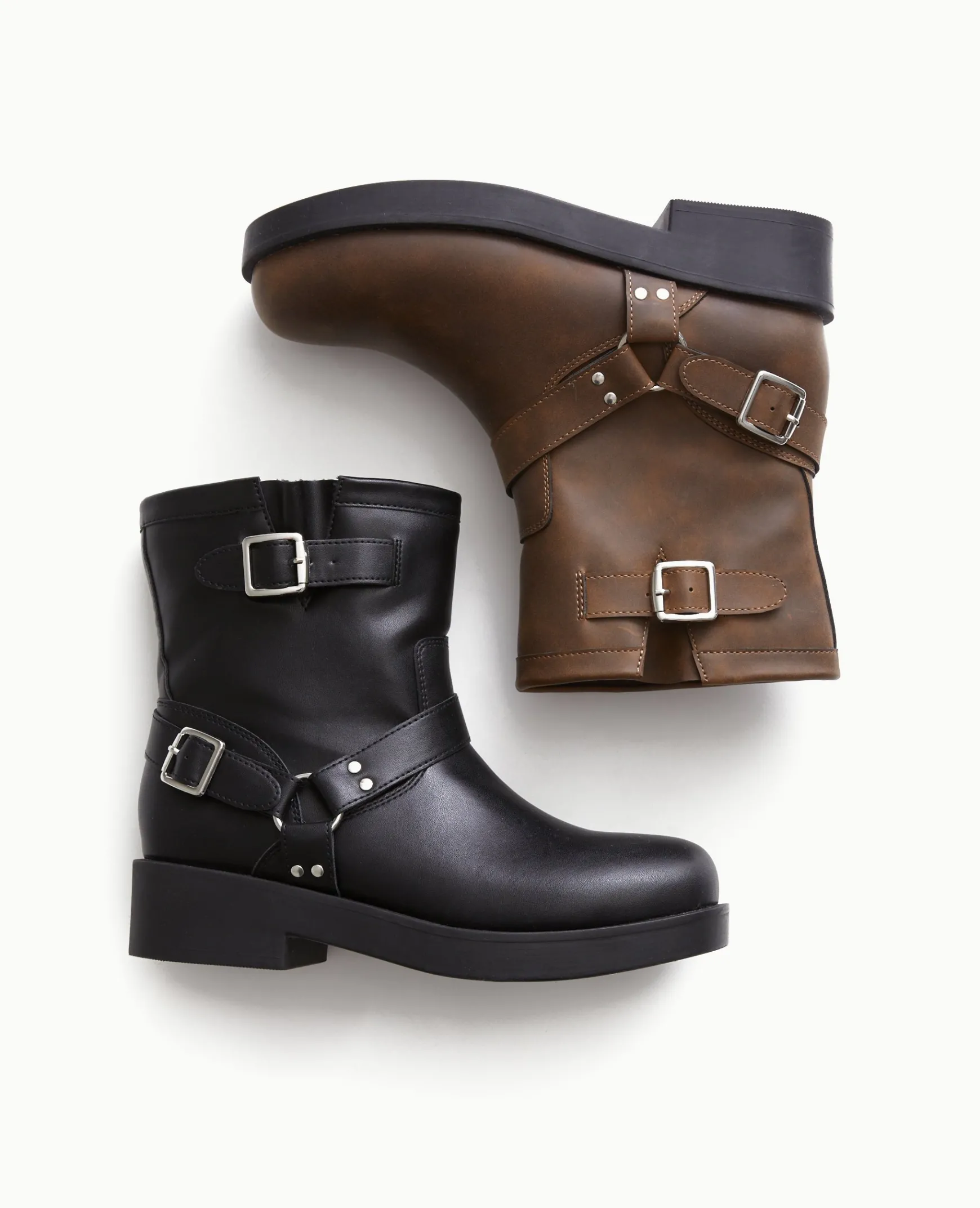 Pimkie Boots^Boots Motardes Avec Détails Brides Et Boucle -