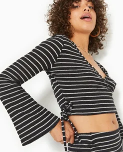 Pimkie Ensembles|Pull Et Gilet^Cache-cœur En Maille Rayée -