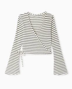 Pimkie Toute La Collection|Ensembles^Cache-cœur En Maille Rayée -