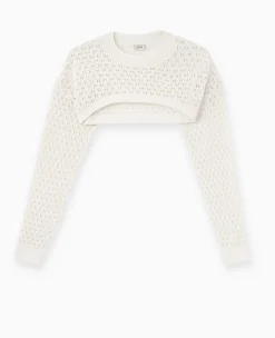 Pimkie Pull Et Gilet^Cache-épaules En Maille Fantaisie Ajourée -