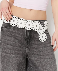 Pimkie Ceinture^Ceinture Avec Ronds, œillets Et Clous -