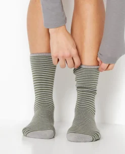Pimkie Collants Et Chaussettes^Chaussettes Rayées Maille Bouclette Intérieure -