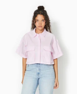 Pimkie Toute La Collection|Chemise Et Blouse^Chemise Cropped Avec Poches Plaquées -