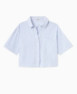 Pimkie Chemise Et Blouse^Chemise Cropped Rayée Façon Pyjama D'homme -
