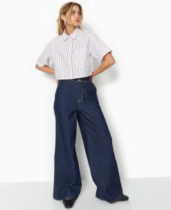 Pimkie Chemise Et Blouse^Chemise Cropped Rayée Façon Pyjama D'homme -