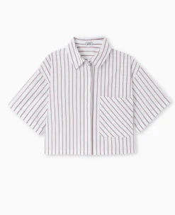 Pimkie Chemise Et Blouse^Chemise Cropped Rayée Façon Pyjama D'homme -