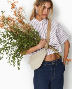 Pimkie Chemise Et Blouse^Chemise Cropped Rayée Façon Pyjama D'homme -