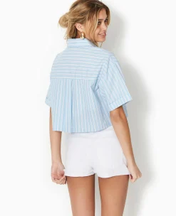 Pimkie Toute La Collection|Chemise Et Blouse^Chemise Cropped Rayée Façon Pyjama D'homme -