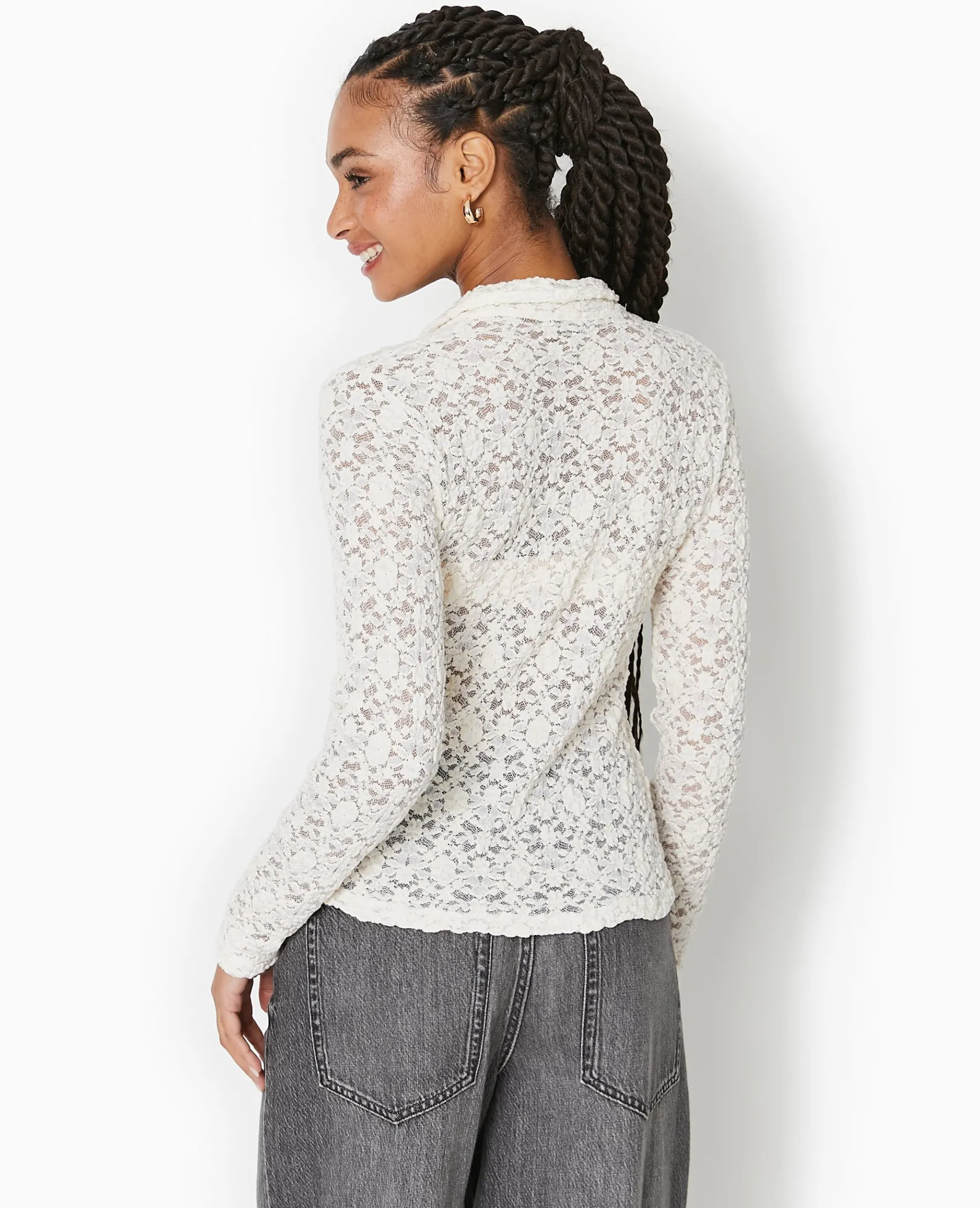 Pimkie Chemise Et Blouse|T-Shirt Et Top^Chemise En Dentelle -