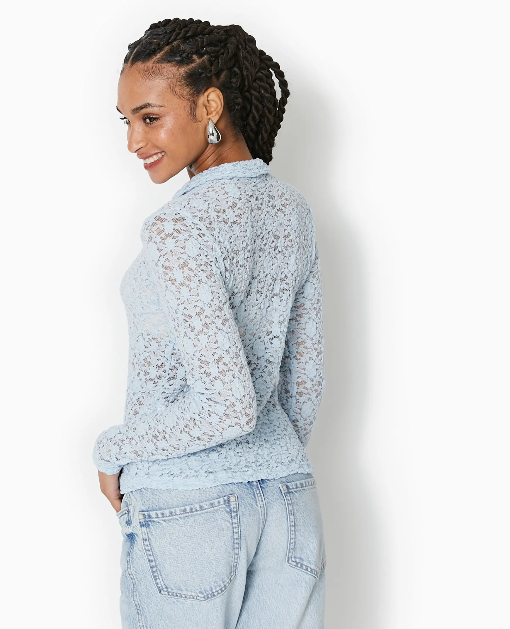 Pimkie Chemise Et Blouse|T-Shirt Et Top^Chemise En Dentelle -