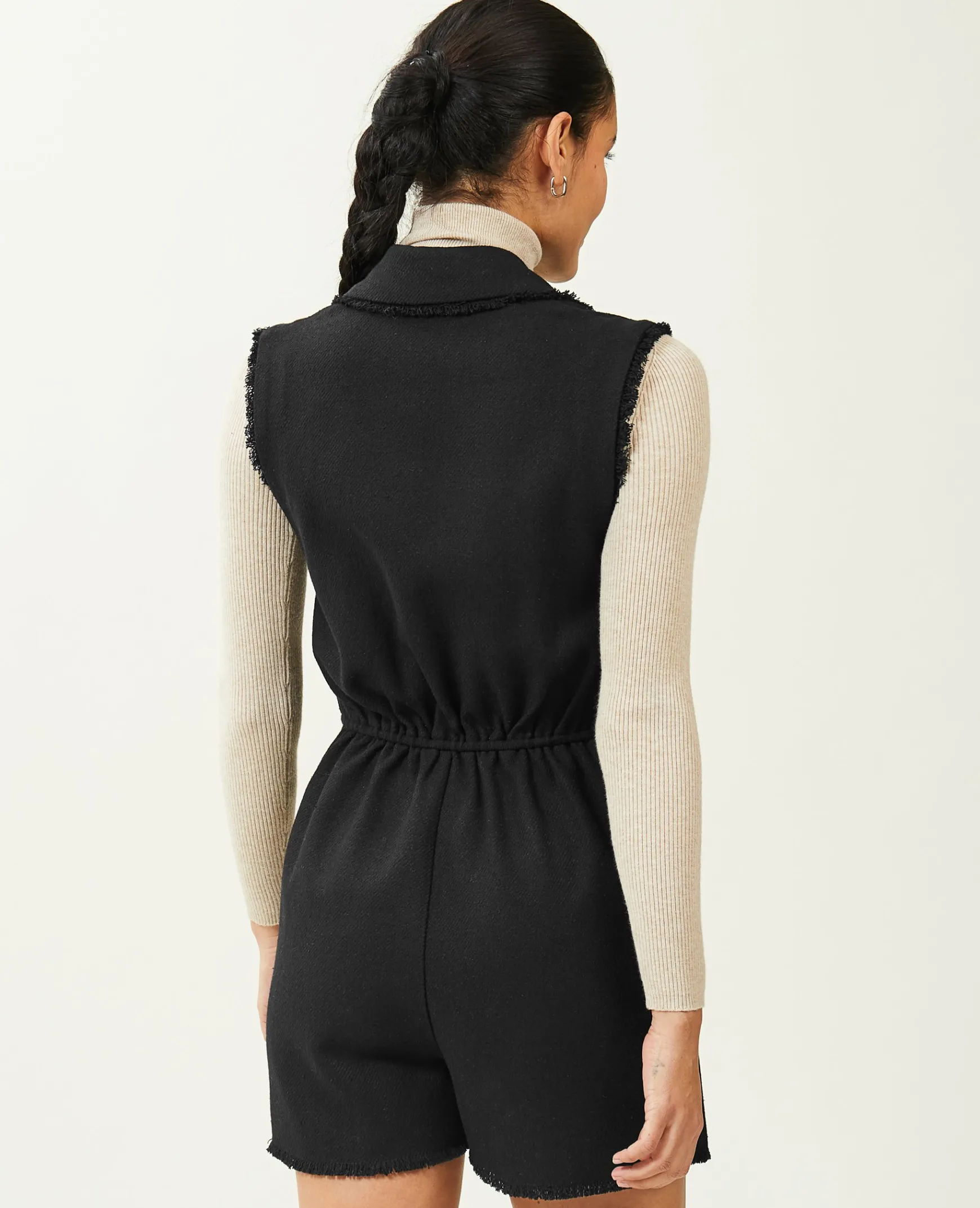 Pimkie Short|Combinaison Et Salopette^Combishort Sans Manches En Tweed -