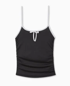 Pimkie Toute La Collection|T-Shirt Et Top^Débardeur à Bretelles Fines Et Nœuds Contrastés -